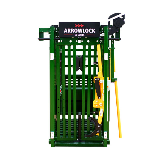 5500 Arrowlock Series Chute Non Vet cage- Standard with Head Holder & Sternum bar
