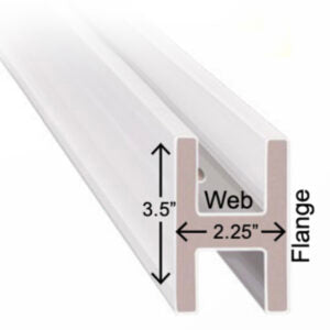 RIGID PVC H-POST